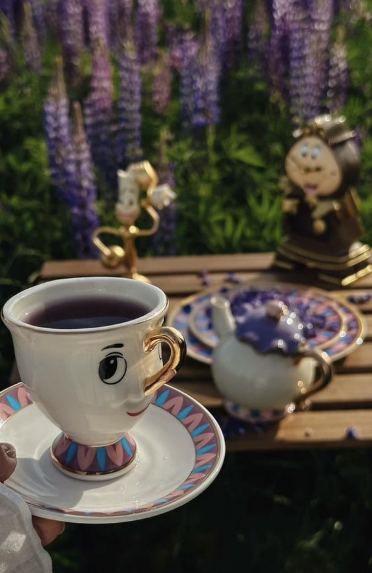 قوری فنجون دیو و دلبر طرح دیزنی